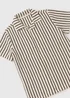 Boys Cream Stripe Crochet Shirt (7-15yrs) - Age 7 Years Image 2