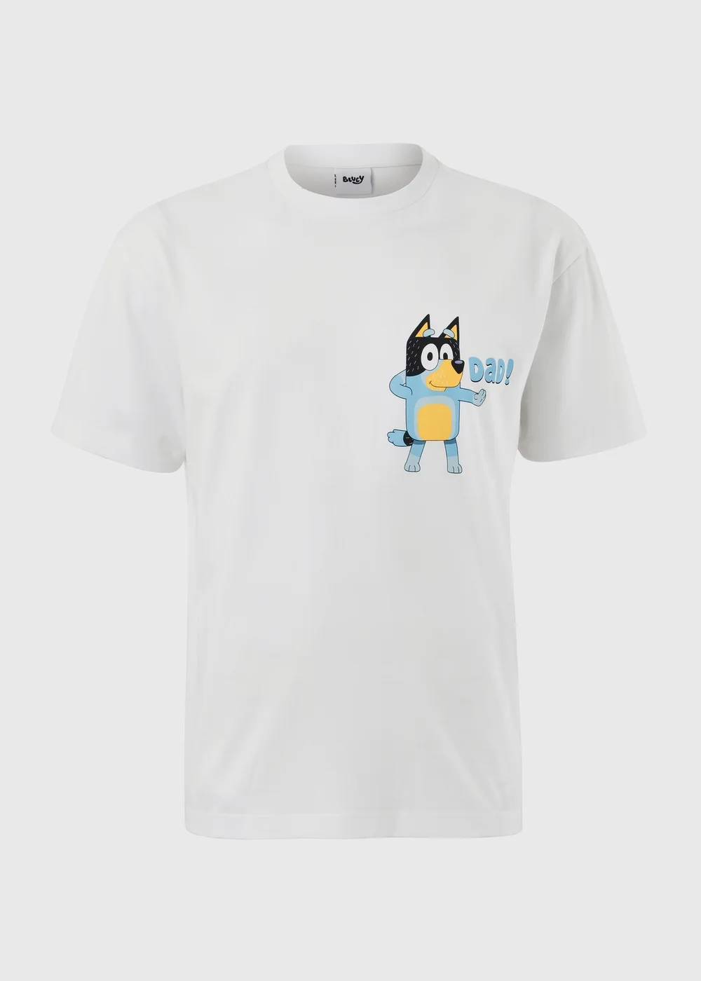 Bluey White Dad T-Shirt - Small Image 1