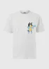 Bluey White Dad T-Shirt - Small Image 1