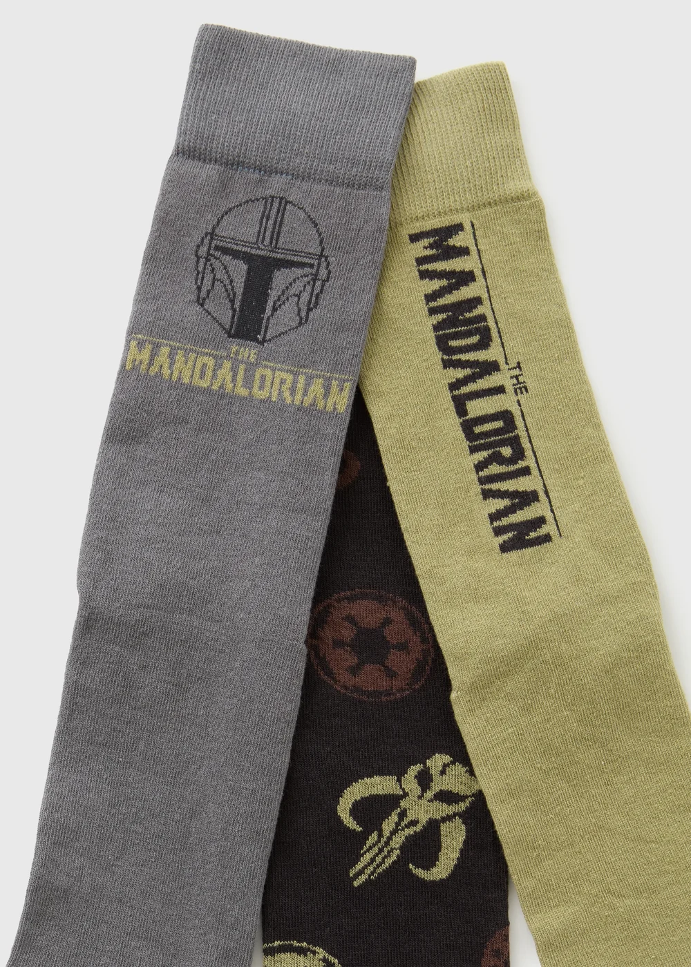 Star Wars 3 Pack The Mandalorian Socks - 6-8.5 Image 2
