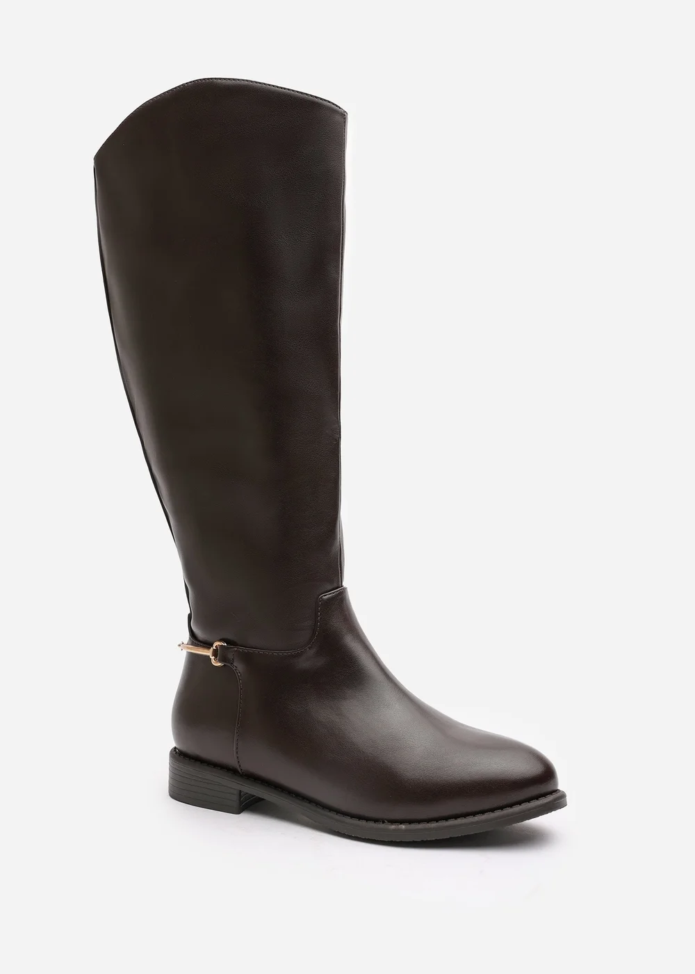 Where's That From Monroe Dark Brown Knee High Boots - 4 Image 3