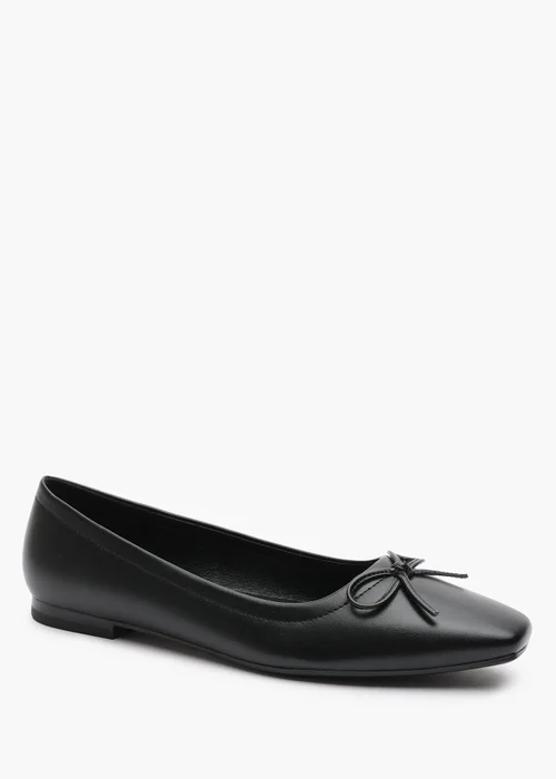 Where's That From Lauren Black PU Flat Pumps - 3 Image 3
