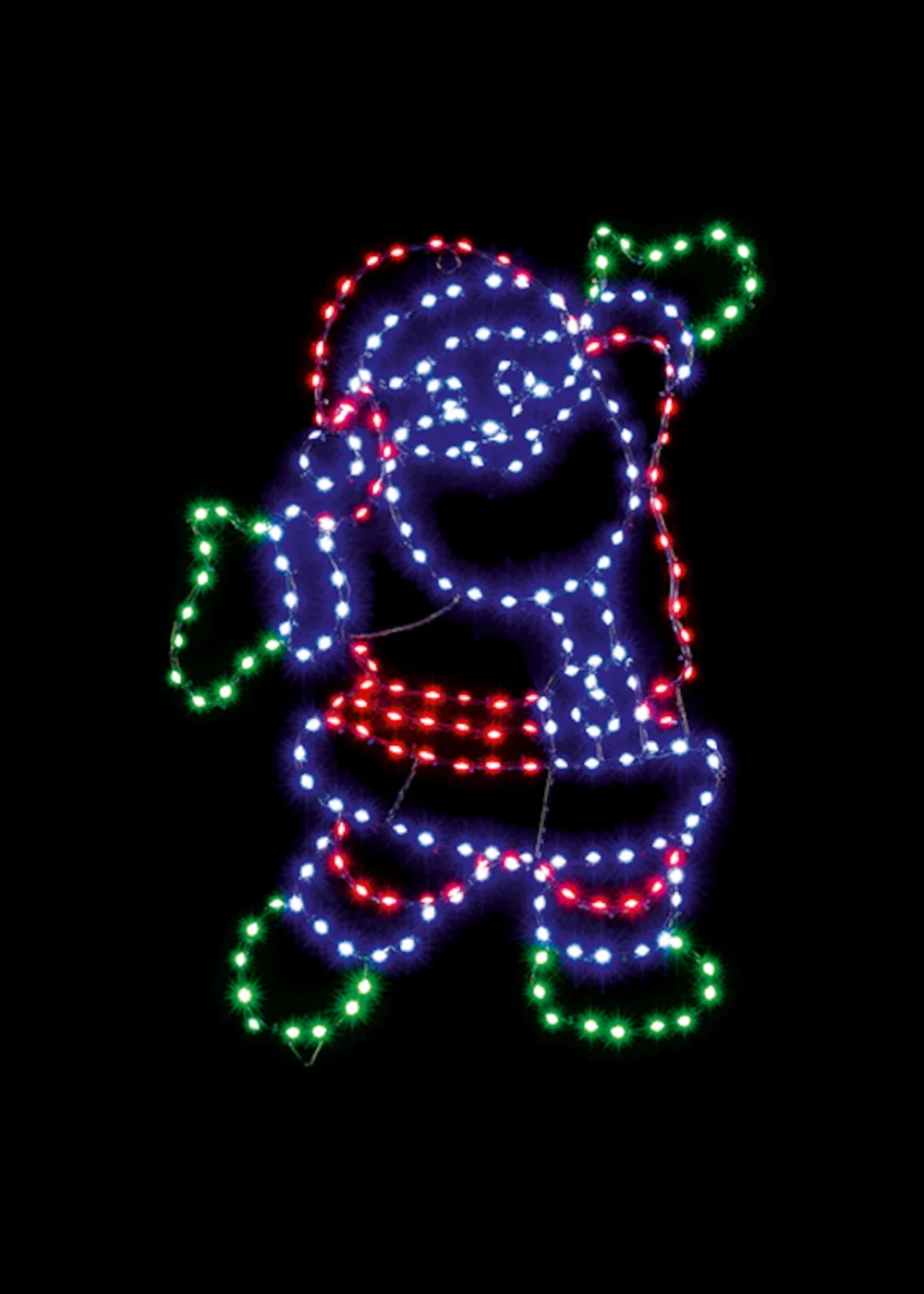 Premier Decorations Flexibrights Santa Wall Motif - One Size Image 1