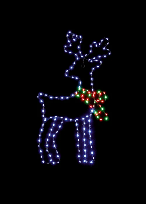 Premier Decorations Twinkling Flexibrights Reindeer with 164 LEDs - One Size Image 1