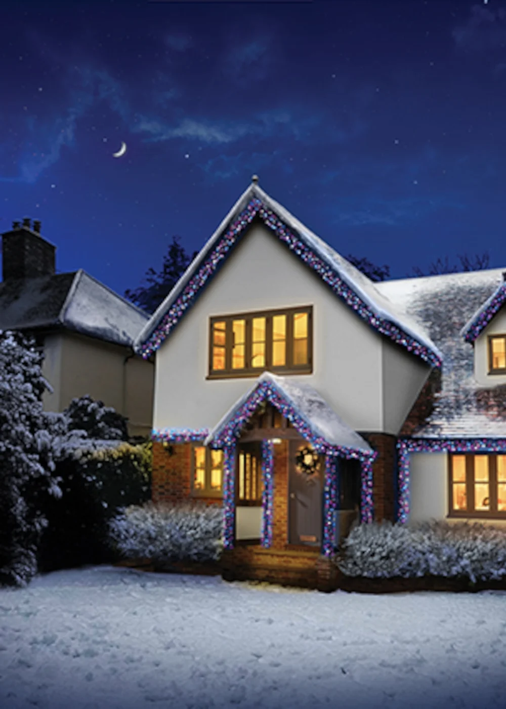 Premier Decorations 720 Multi Action LED Cluster with Timer Enchanted Mix Colour - One Size Image 3