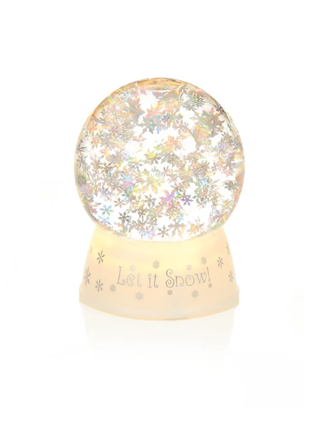 Premier Decorations Snowflake Water Spinner Globe