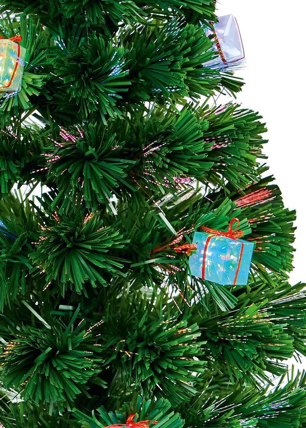 Premier Decorations Fibre Optic Christmas Tree with Parcels - One Size Image 2