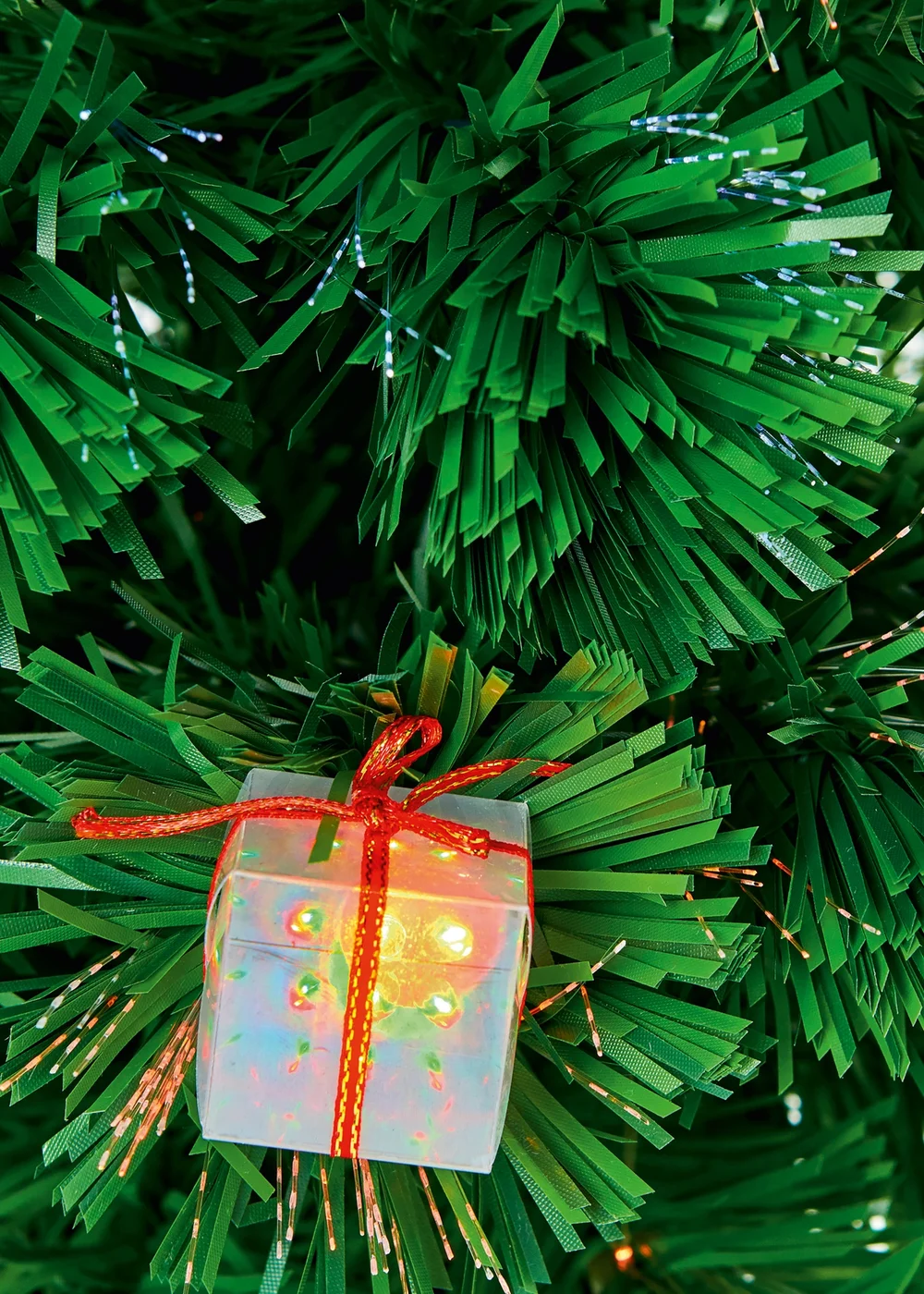 Premier Decorations Fibre Optic Christmas Tree with Parcels - One Size Image 3