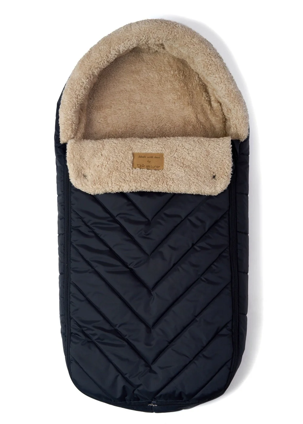 Clair de Lune Snug Footmuff Black - One Size Image 1