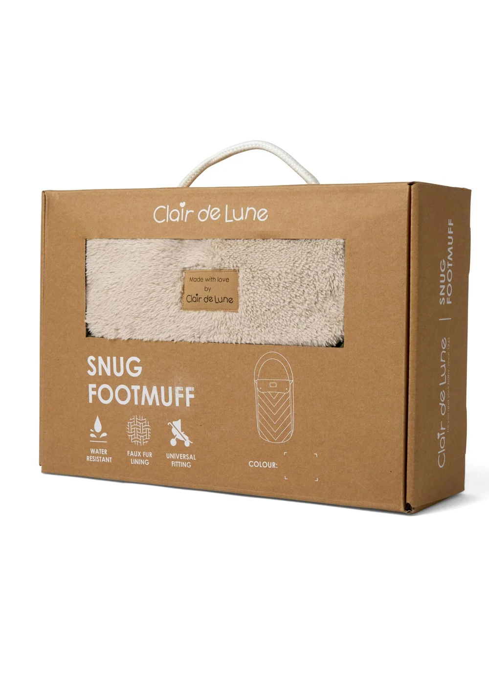 Clair de Lune Snug Footmuff Green - One Size Image 3