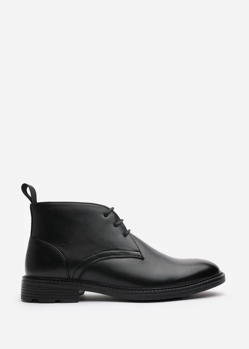 Where's That From Blake Black Lace Up Ankle Boots - 12 Image 1