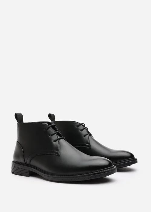 Where's That From Blake Black Lace Up Ankle Boots - 12 Image 3