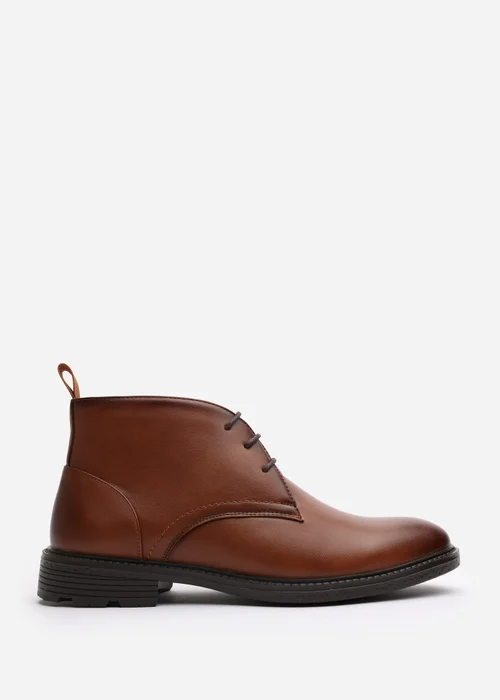 Where's That From Blake Tan Lace Up Ankle Boots - 12 Image 1