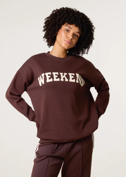 Blue Vanilla Brown Weekend Sweatshirt - L/XL Image 3