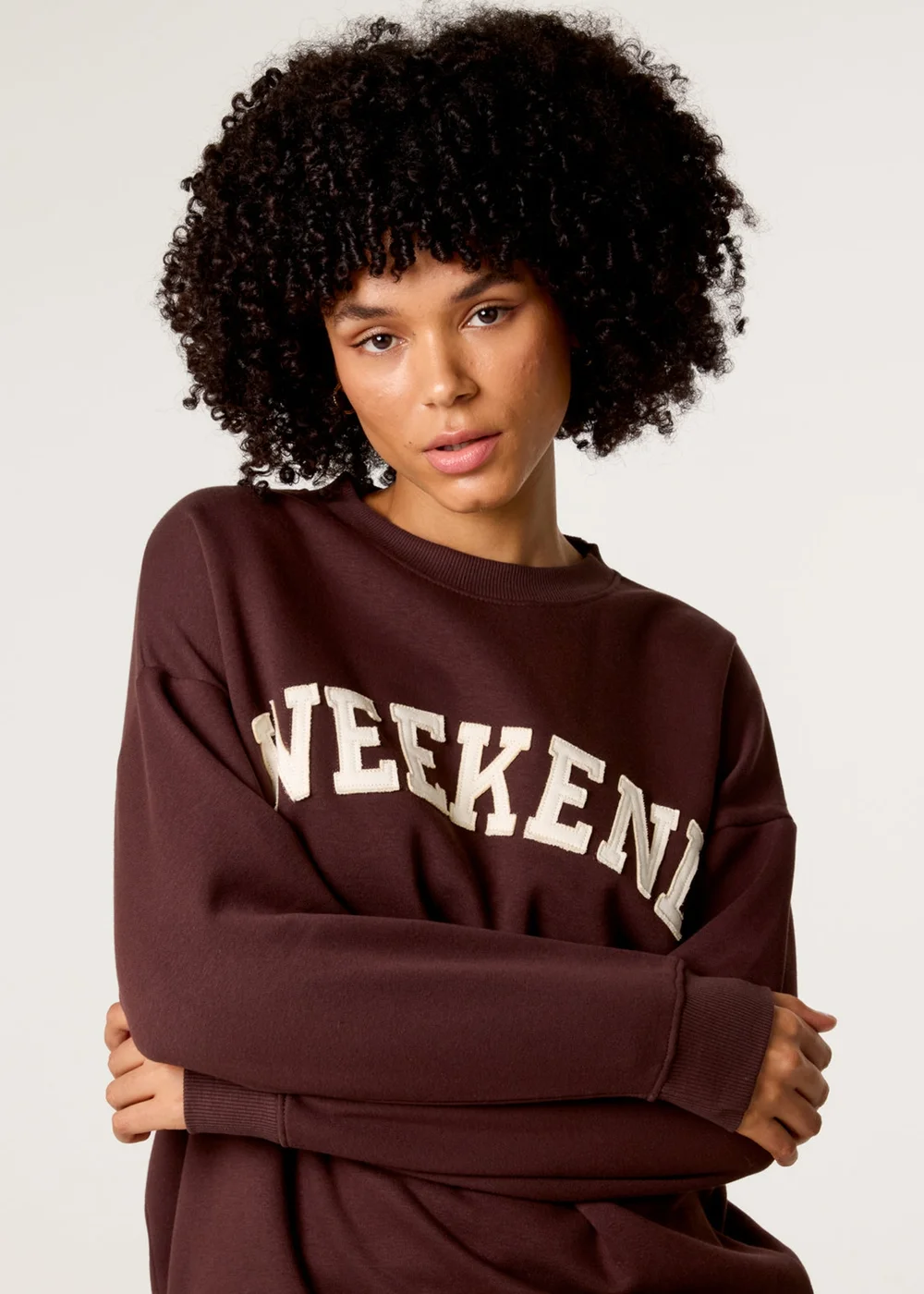 Blue Vanilla Brown Weekend Sweatshirt - L/XL Image 2