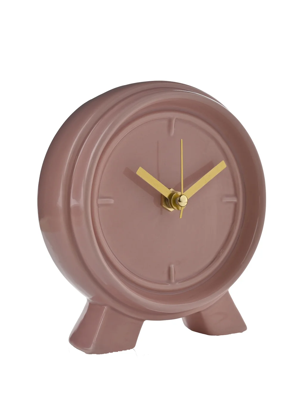 Interval Ceramic Mantle Clock Pink Clay - One Size Image 3