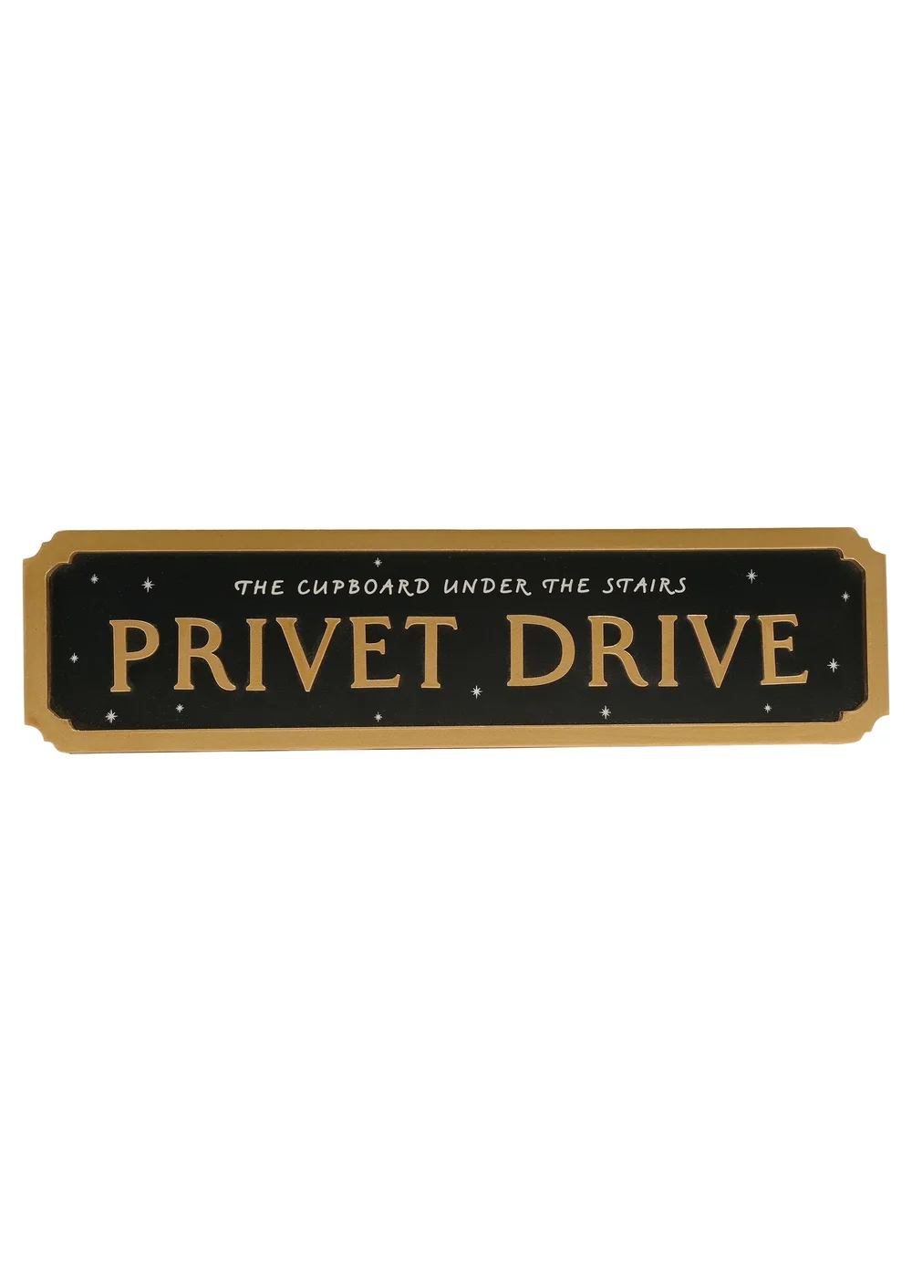 Harry Potter Warner Bros Alumni Black Street Sign Privet Drive - One Size Image 1