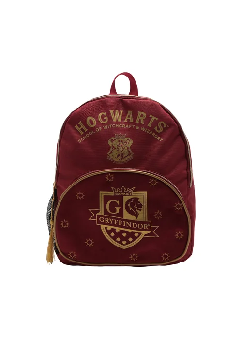 Harry Potter Warner Bros Alumni Red Backpack Gryffindor - One Size Image 1