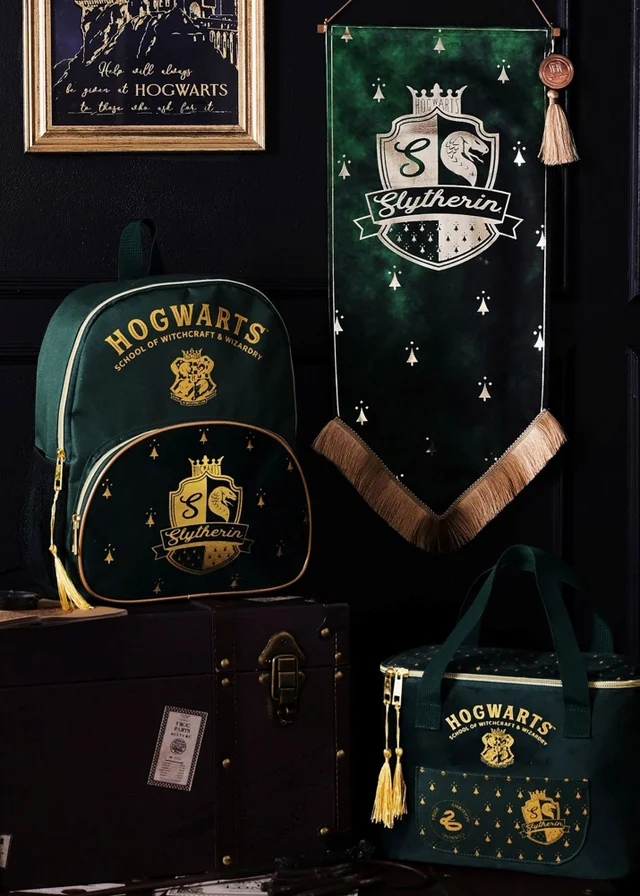 Harry Potter Warner Bros Alumni Green Backpack Slytherin