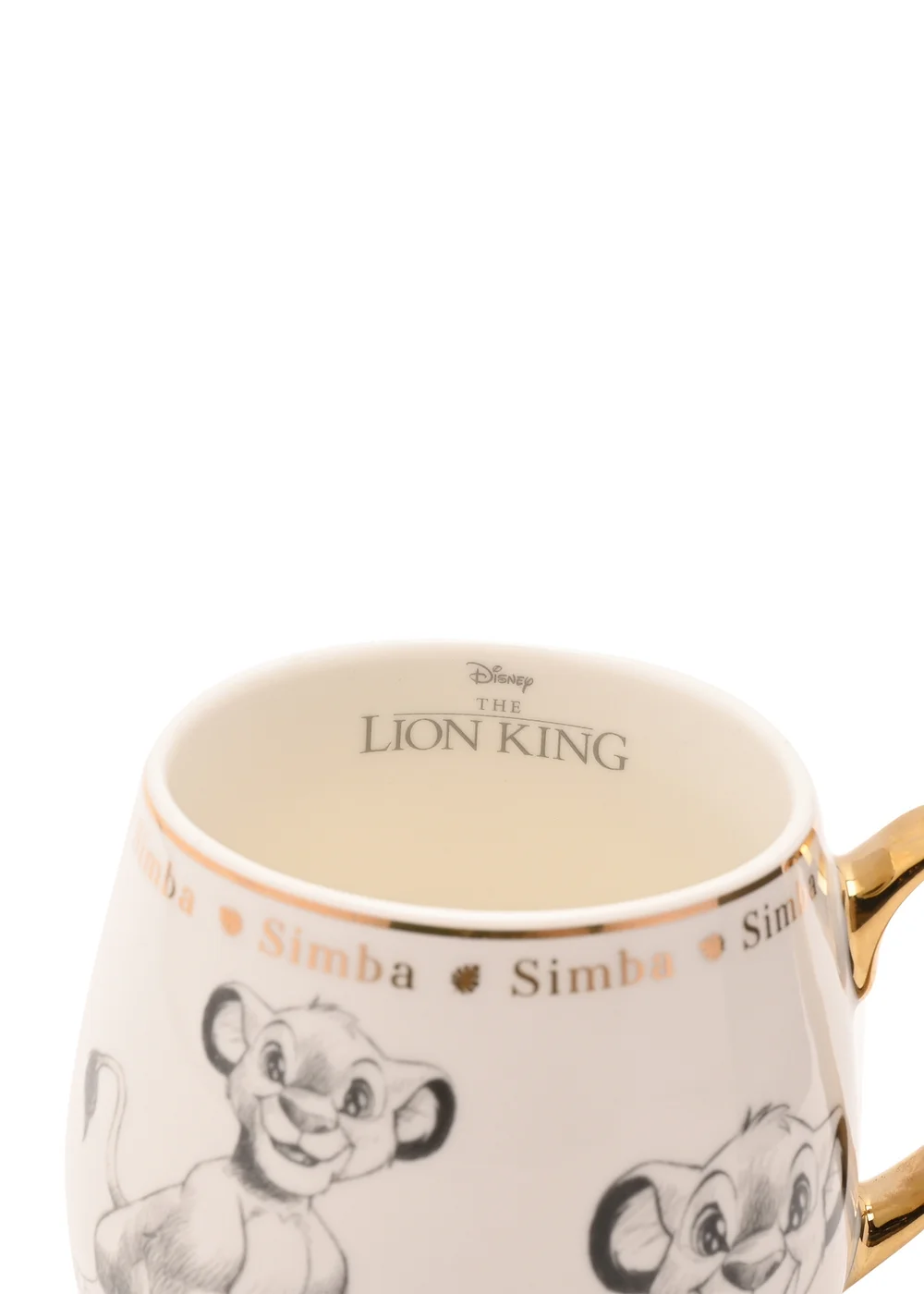 Disney Classic Collectable White Mug Simba - One Size Image 5