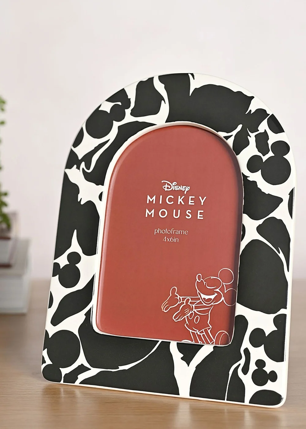 Disney Mickey Shapes Black & White Arched Photo Frame - One Size Image 1