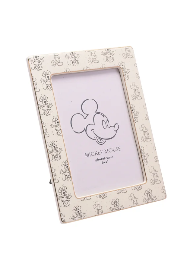 Disney Mickey & Minnie Ceramic Cream Frame