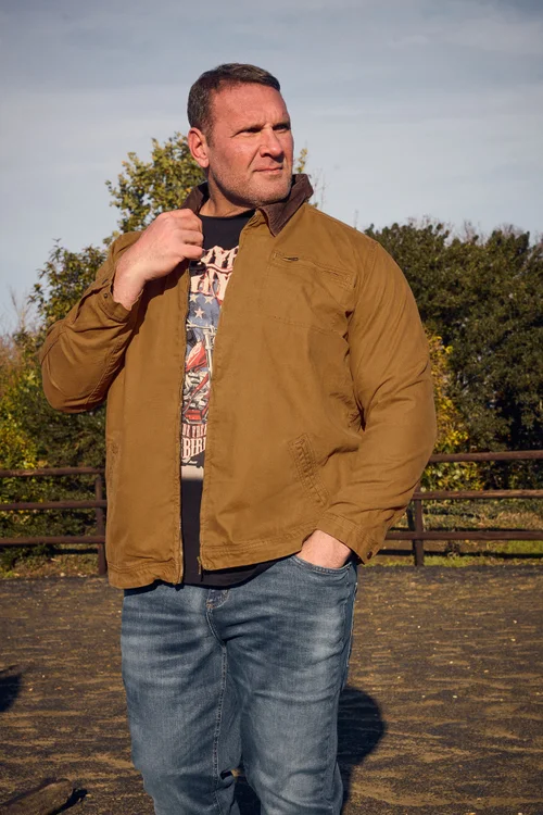 BadRhino Brown Canvas Worker Jacket - XL Image 1