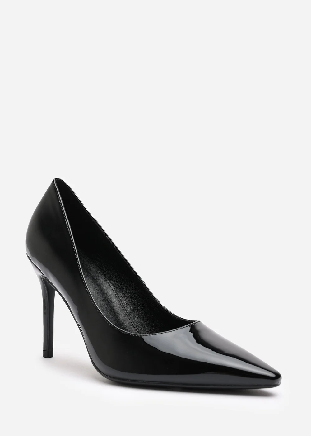 Where's That From Mireille Black Patent Stiletto Heels - 4 Image 3