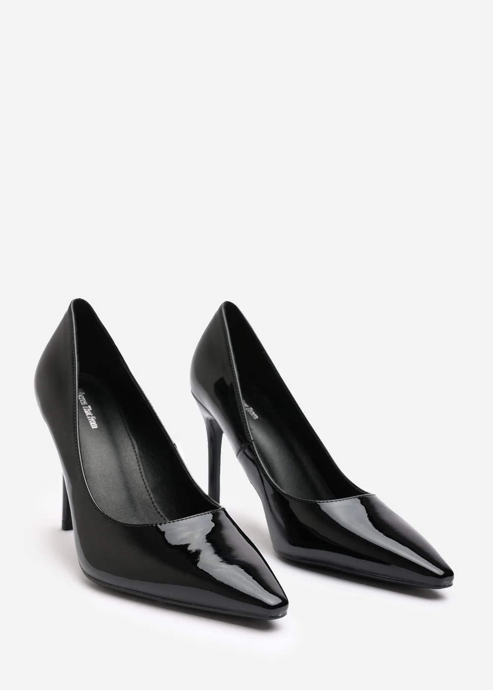 Where's That From Mireille Black Patent Stiletto Heels - 4 Image 4