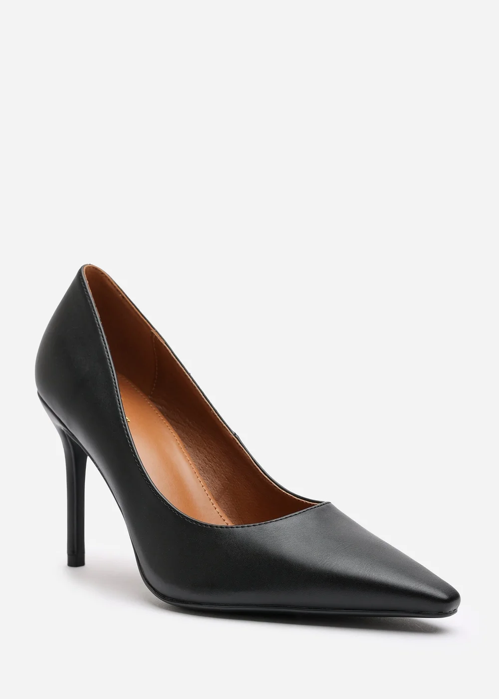 Where's That From Mireille Black PU Stiletto Heels - 7 Image 3