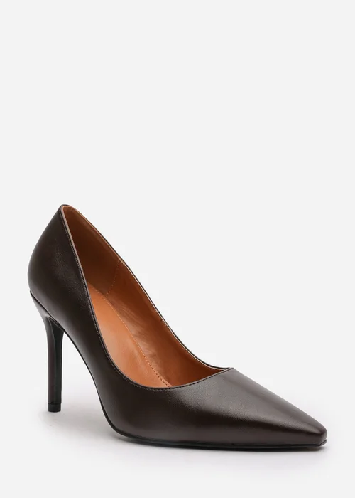 Where's That From Mireille Brown PU Stiletto Heels - 5 Image 3