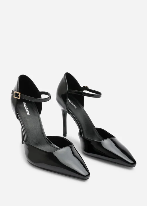 Where's That From Tiana Black Pointed Court Heels - 8 Image 4