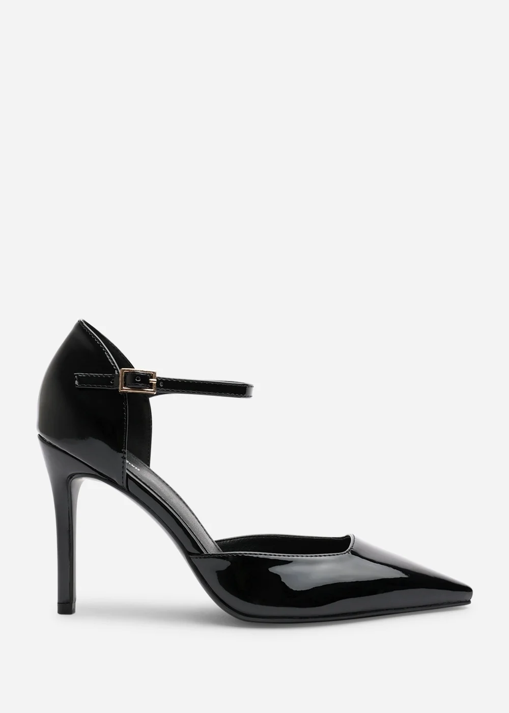 Where's That From Tiana Black Pointed Court Heels - 8 Image 2