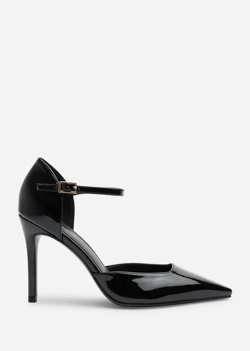 Where's That From Tiana Black Pointed Court Heels - 8 Image 2