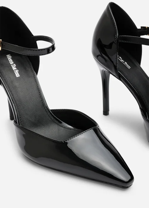Where's That From Tiana Black Pointed Court Heels - 8 Image 5