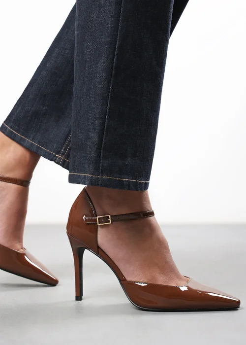 Where's That From Tiana Brown Pointed Court Heels - 9 Image 6