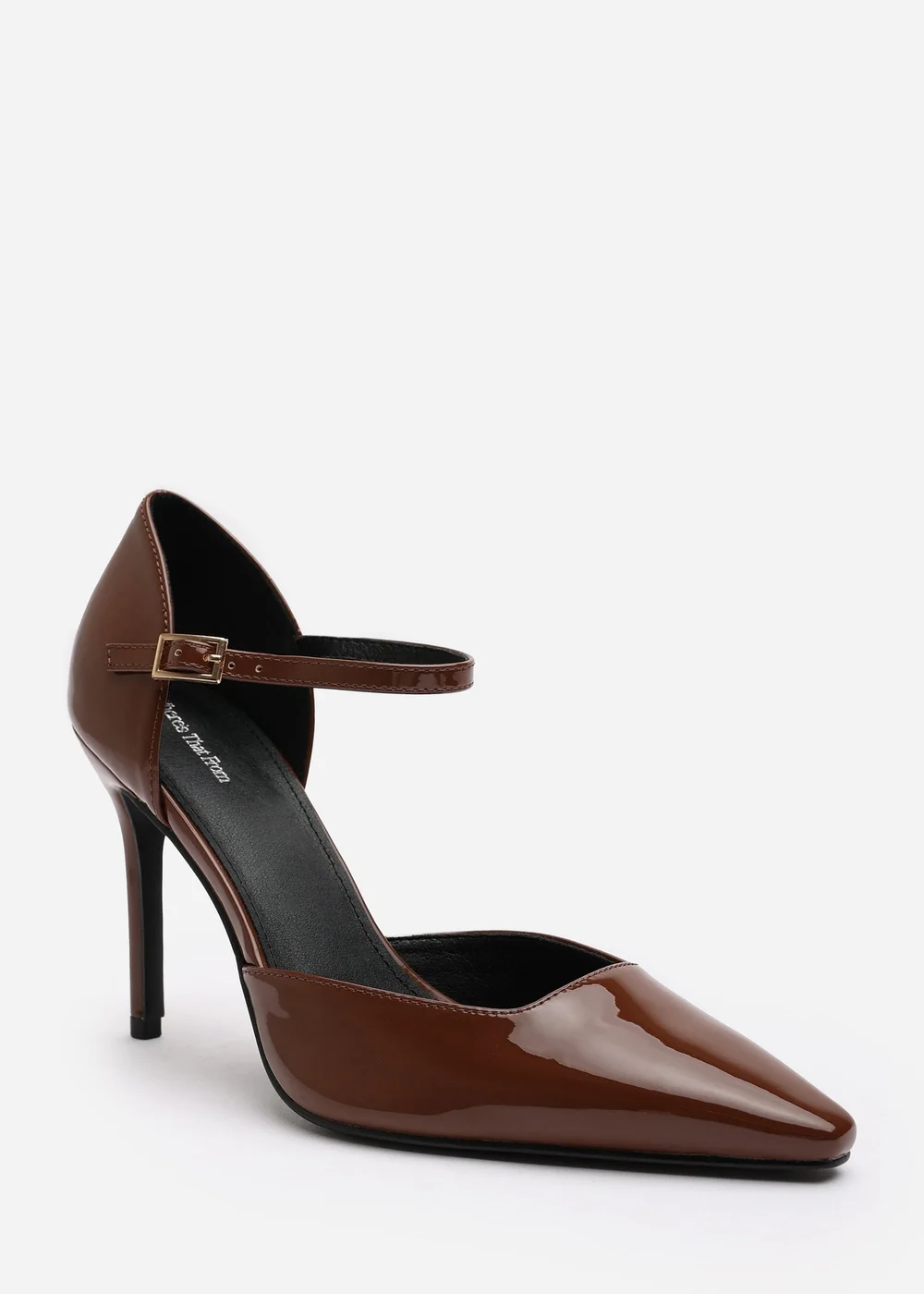 Where's That From Tiana Brown Pointed Court Heels - 9 Image 3
