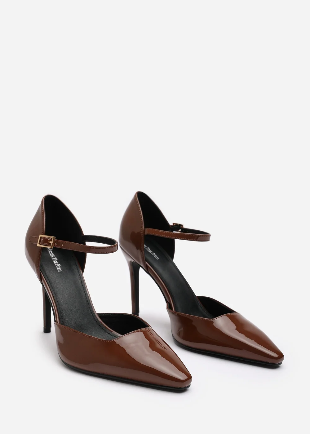 Where's That From Tiana Brown Pointed Court Heels - 9 Image 4