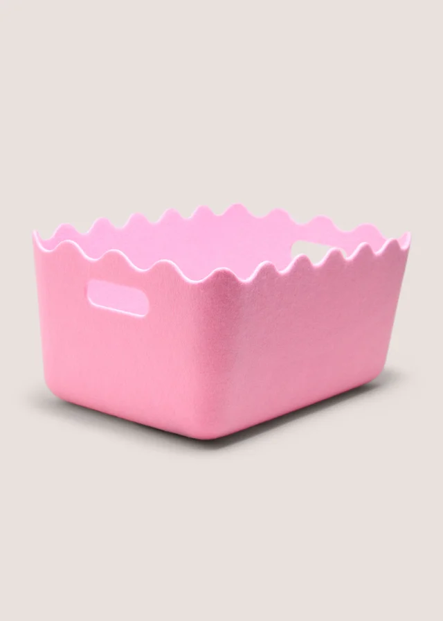 Pink Large Felt Tray