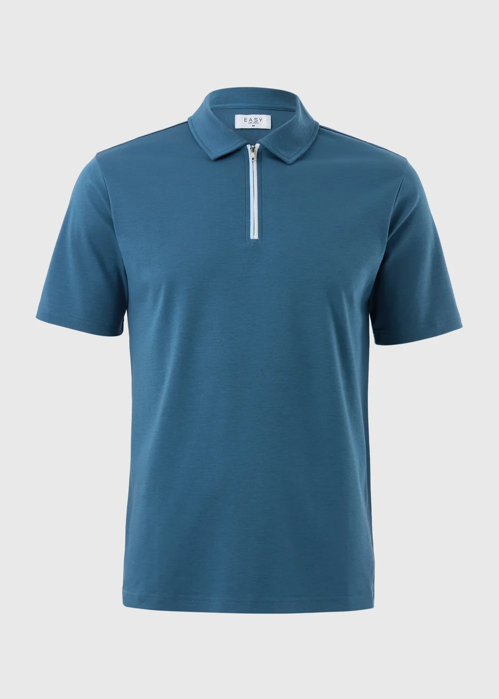 Blue Smart Zip Polo Shirt - S Image 4