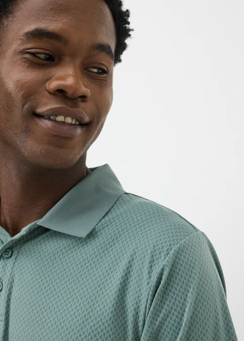 Green Golf Polo Shirt - S Image 3