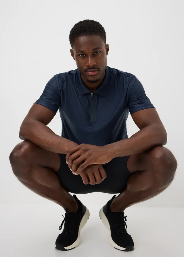 Souluxe Navy Golf Polo Shirt
