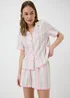 Pastel Stripe Seersucker Short Pyjama Set - 8 Image 1