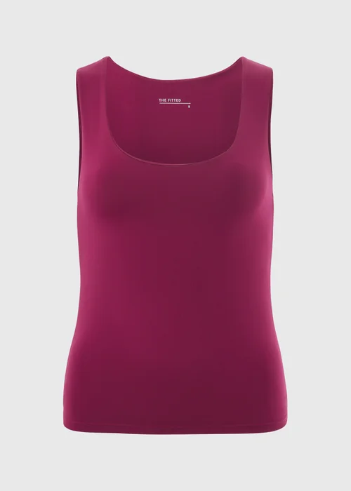 Pink Polyamide Fitted Vest Top - 10 Image 4