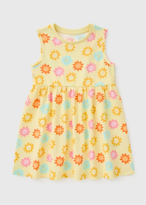 Girls Yellow Sun Dress (1-7yrs) - 1-1.5 Yrs Image 1