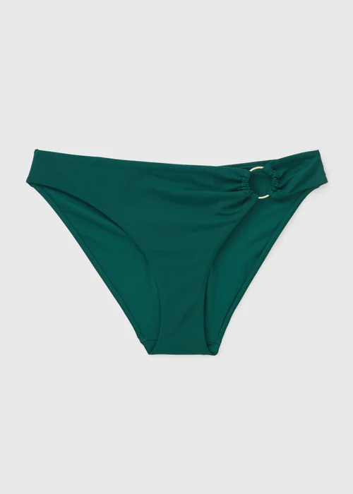 Teal High Leg Bikini Bottoms - 20 Image 3