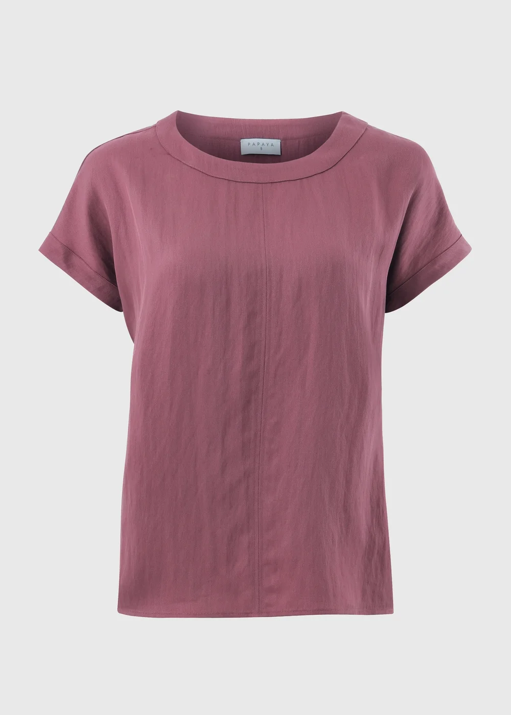 Raspberry Textured Box Top Blouse - 28 Image 4