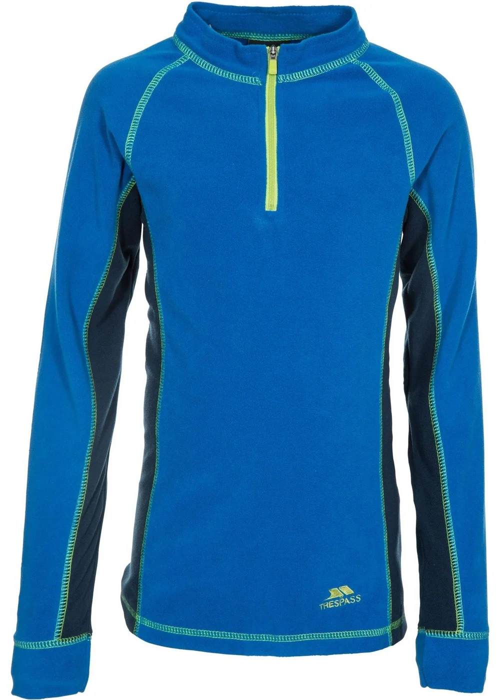 Trespass Kids Dark Blue Bubbles Fleece Top & Bottom Base Layers (2-12yrs) - 11-12 Yrs Image 4