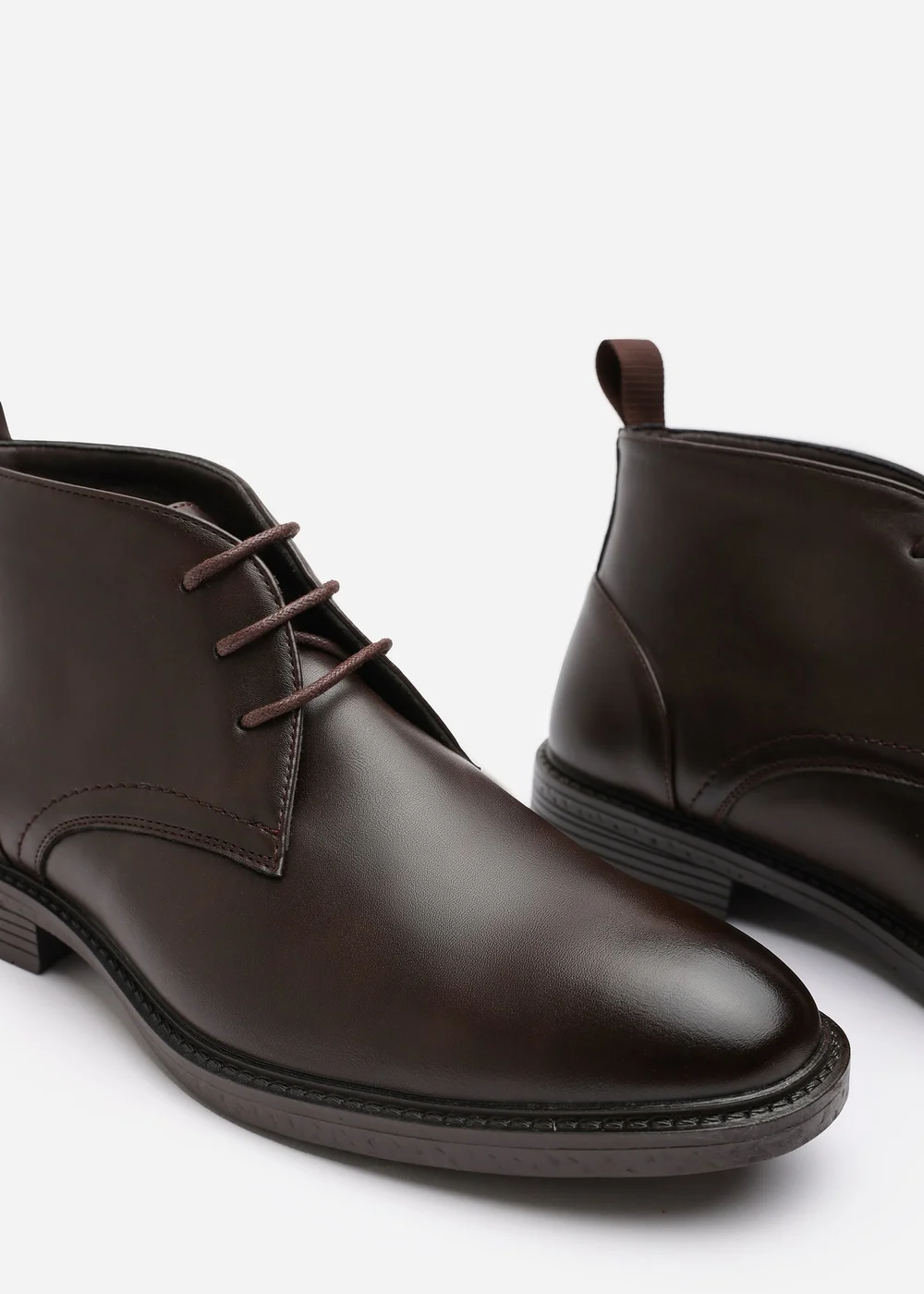 Where's That From Blake Dark Brown Lace Up Ankle Boots - 9 Image 5