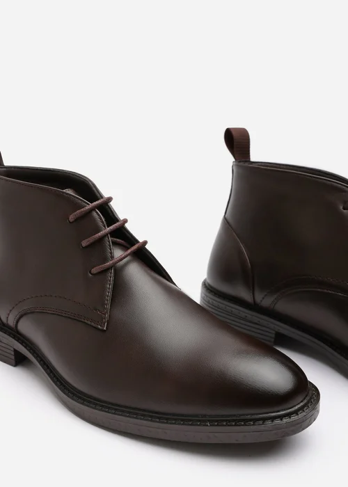 Where's That From Blake Dark Brown Lace Up Ankle Boots - 9 Image 5